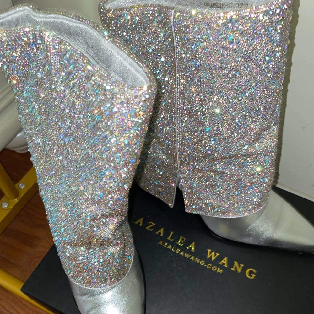 Azalea Wang Rhinestone Bootie - Picture 3 of 6